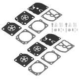 2 Sets Carburetor Rebuild Kit Replacement for STIHL MS200 MS200T C1Q RB‑69 RB69 Chainsaw - Rear View