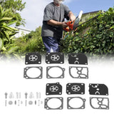 2 Sets Carburetor Rebuild Kit Replacement for STIHL MS200 MS200T C1Q RB‑69 RB69 Chainsaw