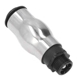 G1 Male Thread Frothy Foam Jet Fountain Nozzle 304 Stainless Steel Water Spray Head for Garden Pond Lake - Side View