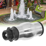 G1 Male Thread Frothy Foam Jet Fountain Nozzle 304 Stainless Steel Water Spray Head for Garden Pond Lake