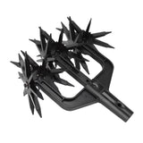 Garden Soil Scarifier Wear Resistant 2 in 1 Ventilated Scarifier Rotary Tiller for Garden - 45-Degree Angle