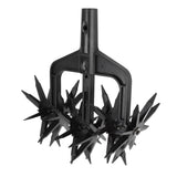 Garden Soil Scarifier Wear Resistant 2 in 1 Ventilated Scarifier Rotary Tiller for Garden
