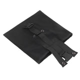Outdoor Foraging Bag Oxford Cloth Fruit Picking Bag Waist Hanging Tool Pouch Garden Vegetable Storage Pouch Black