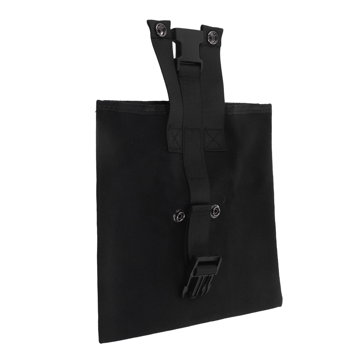 Outdoor Foraging Bag Oxford Cloth Fruit Picking Bag Waist Hanging Tool Pouch Garden Vegetable Storage Pouch Black