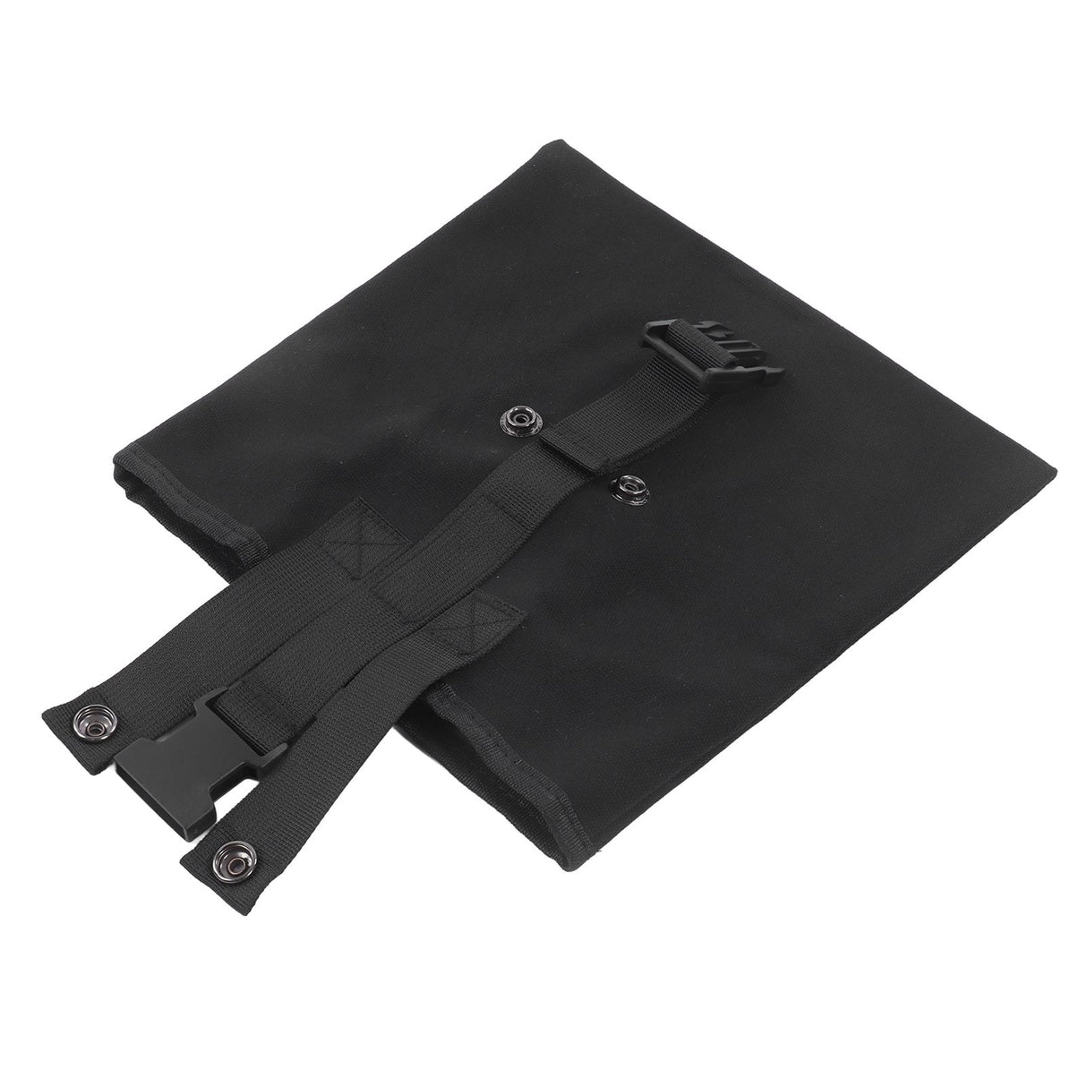 Outdoor Foraging Bag Oxford Cloth Fruit Picking Bag Waist Hanging Tool Pouch Garden Vegetable Storage Pouch Black
