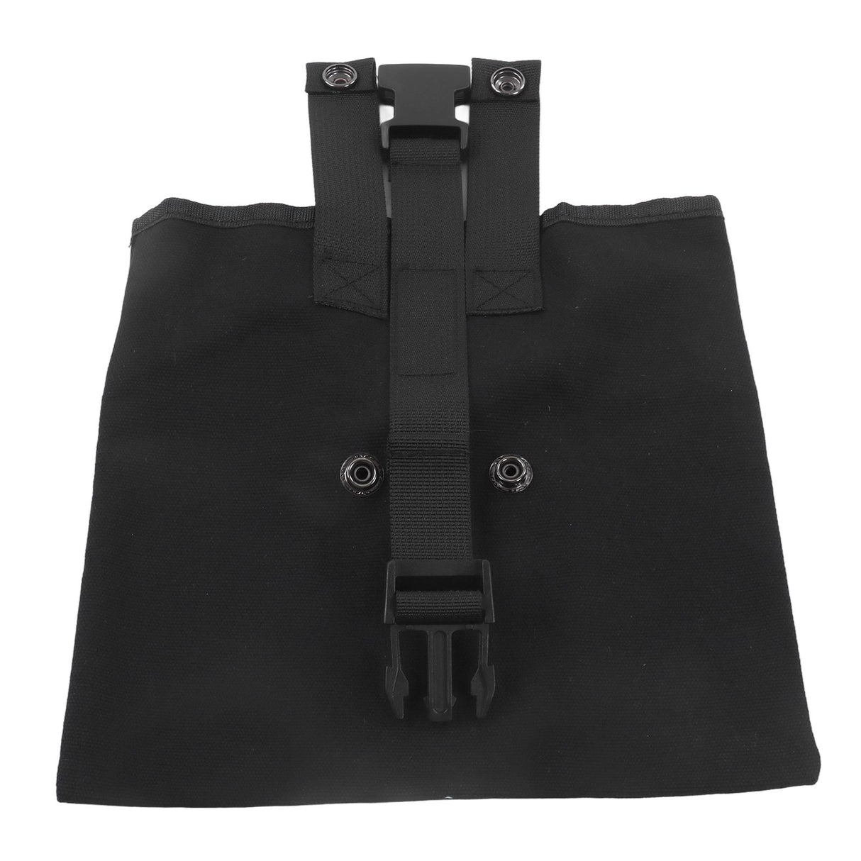 Outdoor Foraging Bag Oxford Cloth Fruit Picking Bag Waist Hanging Tool Pouch Garden Vegetable Storage Pouch Black