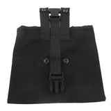 Outdoor Foraging Bag Oxford Cloth Fruit Picking Bag Waist Hanging Tool Pouch Garden Vegetable Storage Pouch Black - Rear View