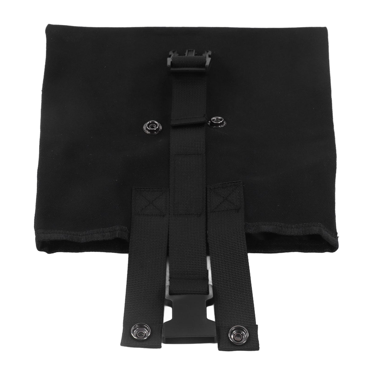 Outdoor Foraging Bag Oxford Cloth Fruit Picking Bag Waist Hanging Tool Pouch Garden Vegetable Storage Pouch Black