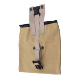 Outdoor Foraging Bag Oxford Cloth Fruit Picking Bag Waist Hanging Tool Pouch Garden Vegetable Storage Pouch Khaki - Front View