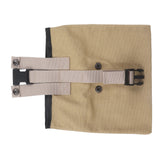 Outdoor Foraging Bag Oxford Cloth Fruit Picking Bag Waist Hanging Tool Pouch Garden Vegetable Storage Pouch Khaki - Top-Down View