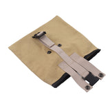 Outdoor Foraging Bag Oxford Cloth Fruit Picking Bag Waist Hanging Tool Pouch Garden Vegetable Storage Pouch Khaki - Close-Up Angle