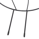 Bird Garden Trellis Good Support Cute Appearance Thick Lightweight Small Metal Garden Trellis for Backyards Balconies Black - Extra Image