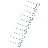 10Pcs Potted Plants Metal Trellis Provide Support 25CM Length Green Small Garden Trellis for Gardens Lawns Decks Patios - Rear View