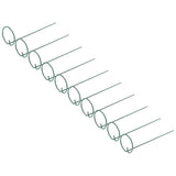 10Pcs Potted Plants Metal Trellis Provide Support 25CM Length Green Small Garden Trellis for Gardens Lawns Decks Patios