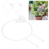 2Pcs Butterfly Garden Climbing Trellis Beautiful Iron Plant Trellis for Decorative Potted Climbing Vines Flowers Round