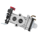 Mower Carburetor Aluminium Lightweight Carburetor Replacement For TJ45E Grass Trimmer - Top-Down View