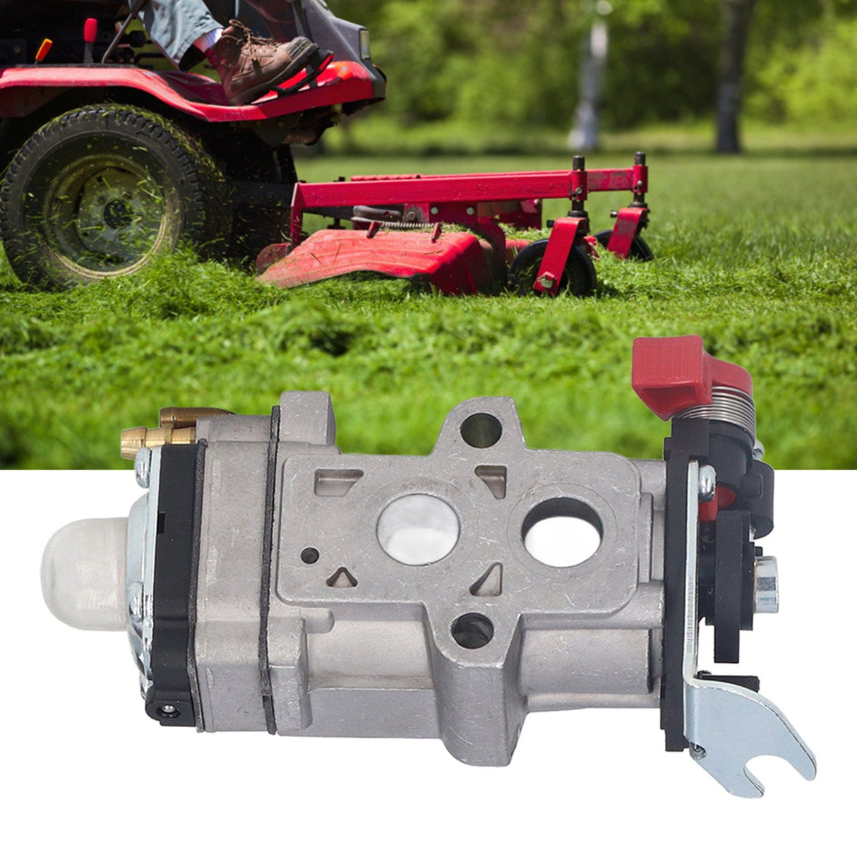 Mower Carburetor Aluminium Lightweight Carburetor Replacement For TJ45E Grass Trimmer