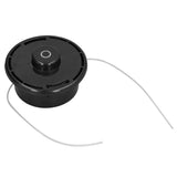Weeding Machine Trimming Head Nylon Plastic Lawn Mower Brush Head Replacement M10 Thread - Top-Down View