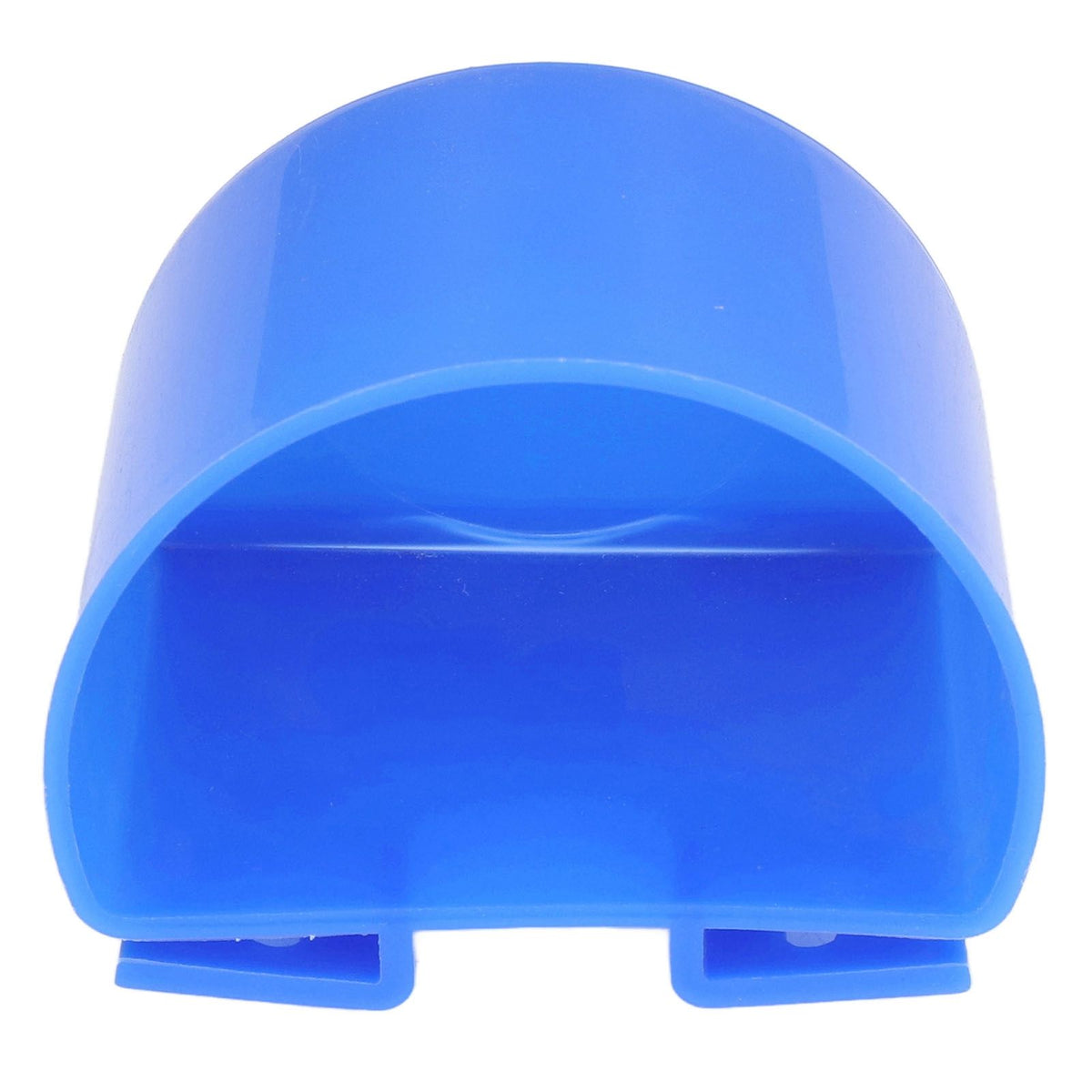 20Pcs Bird Food Bowl Plastic Parrot Water Feeding Cup Birdcage Feeder Trough Set Kit Blue 11x6cm / 4.33x2.36in