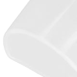 20Pcs Bird Food Bowl Plastic Parrot Water Feeding Cup Birdcage Feeder Trough Set Kit White 11x6cm / 4.33x2.36in
