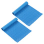 2Pcs Swimming Pool Ladder Mat Rubber Protective Floor Step Pad 60x24x0.1cm Set Kit