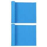 2Pcs Swimming Pool Ladder Mat Rubber Protective Floor Step Pad 60x24x0.1cm Set Kit