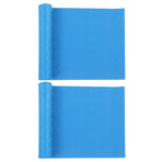 2Pcs Swimming Pool Ladder Mat Rubber Protective Floor Step Pad 60x24x0.1cm Set Kit