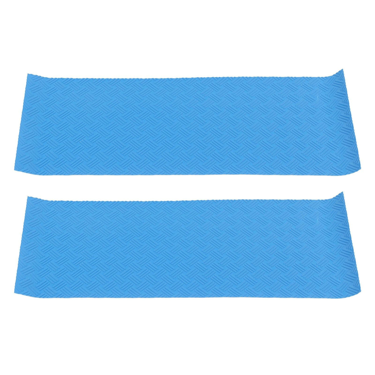 2Pcs Swimming Pool Ladder Mat Rubber Protective Floor Step Pad 60x24x0.1cm Set Kit