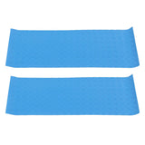 2Pcs Swimming Pool Ladder Mat Rubber Protective Floor Step Pad 60x24x0.1cm Set Kit