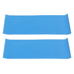 2Pcs Swimming Pool Ladder Mat Rubber Protective Floor Step Pad 60x24x0.1cm Set Kit
