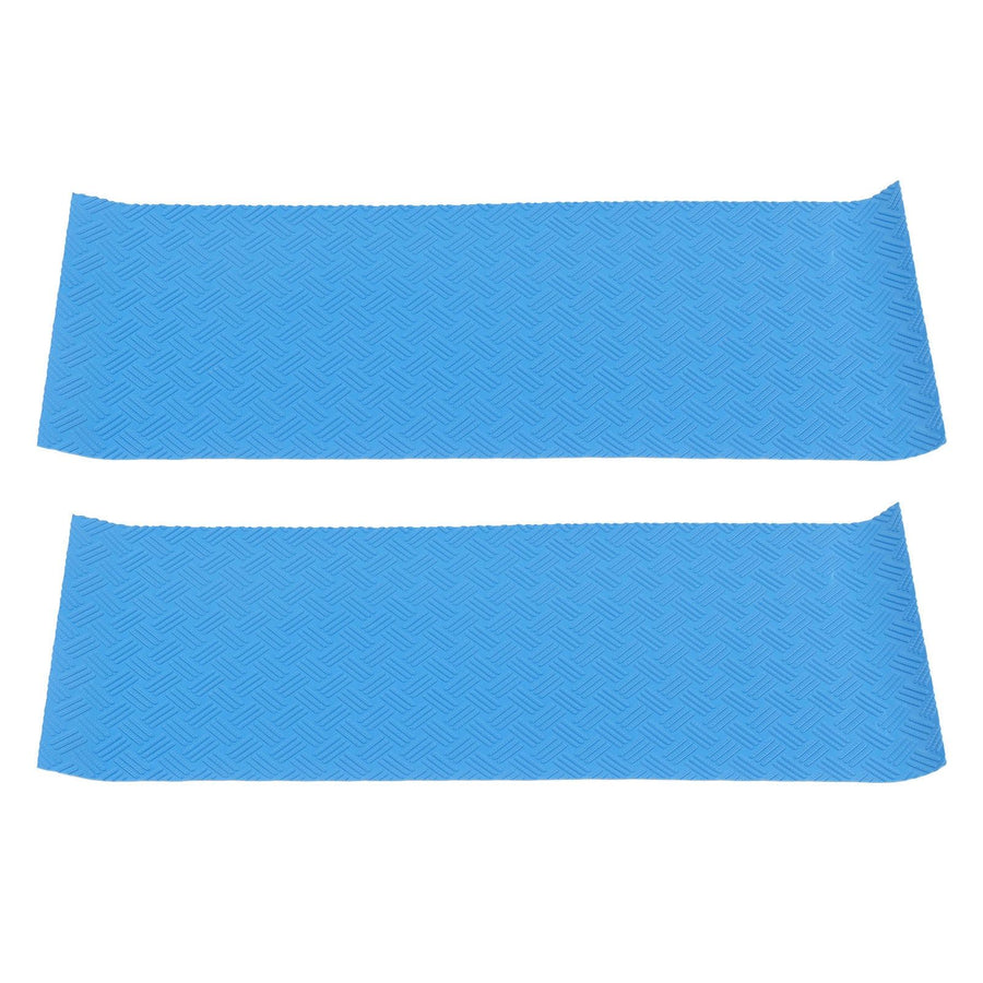 2Pcs Swimming Pool Ladder Mat Rubber Protective Floor Step Pad 60x24x0.1cm Set Kit