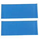 2Pcs Swimming Pool Ladder Mat Rubber Protective Floor Step Pad 60x24x0.1cm Set Kit - Close-Up Angle