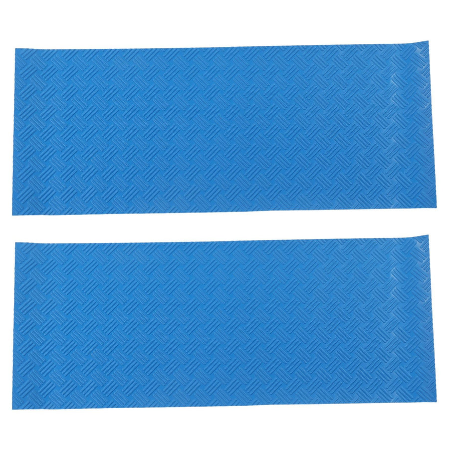 2Pcs Swimming Pool Ladder Mat Rubber Protective Floor Step Pad 60x24x0.1cm Set Kit