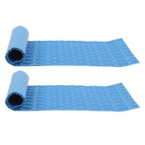 2Pcs Swimming Pool Ladder Mat Rubber Protective Floor Step Pad 60x24x0.1cm Set Kit