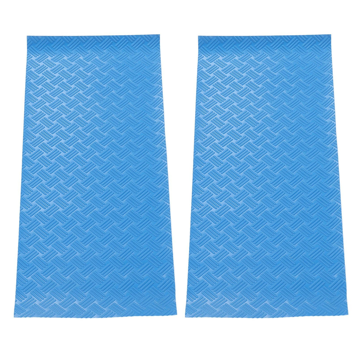 2Pcs Swimming Pool Ladder Mat Rubber Protective Floor Step Pad 60x24x0.1cm Set Kit