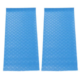 2Pcs Swimming Pool Ladder Mat Rubber Protective Floor Step Pad 60x24x0.1cm Set Kit