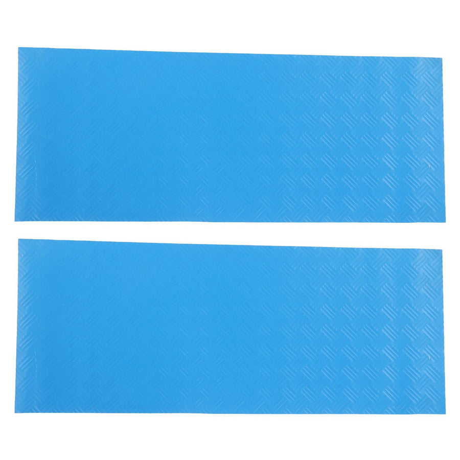 2Pcs Swimming Pool Ladder Mat Rubber Protective Floor Step Pad 60x24x0.1cm Set Kit