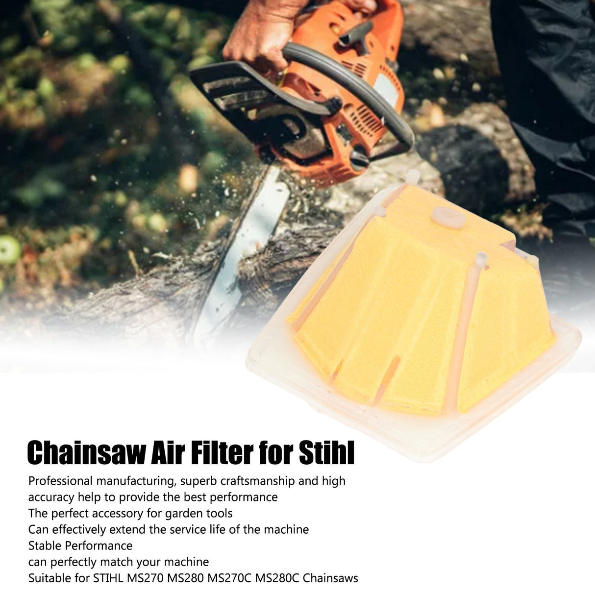 Chainsaw Air Filter Replacement Part for STIHL MS270 MS280 MS270C MS280C Chainsaws
