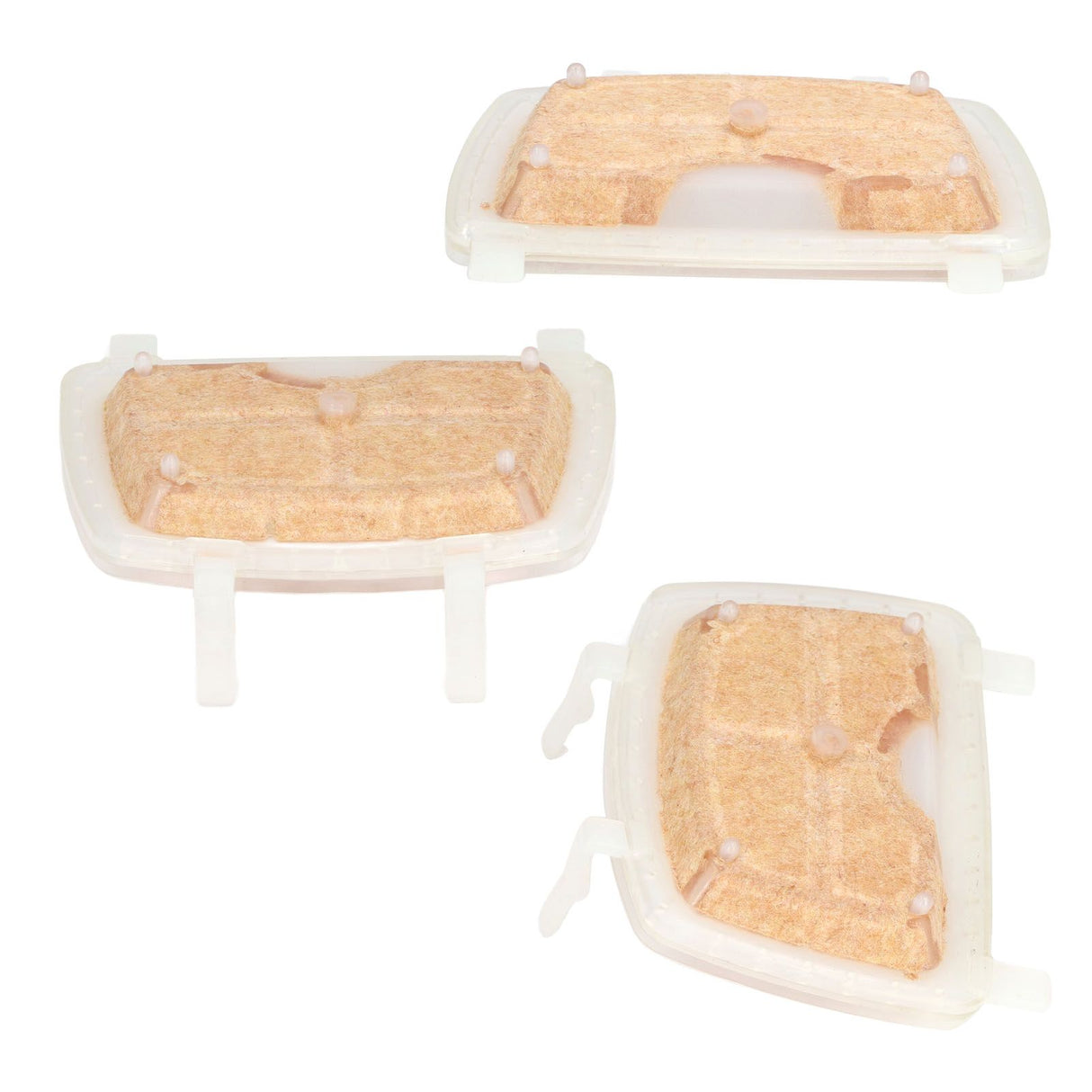 3pcs 1139 007 1800 Air Filter Replacement Garden Chain Saw Filter Chainsaw Accessories for STIHL MS171 MS181