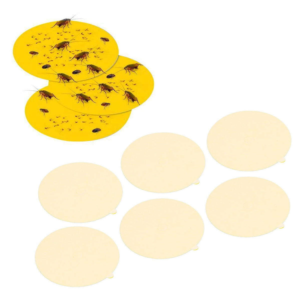 Stick Fly Board Replacement Universal Flies Trap Glue Boards for Flea Light Mosquitoes 10pcs