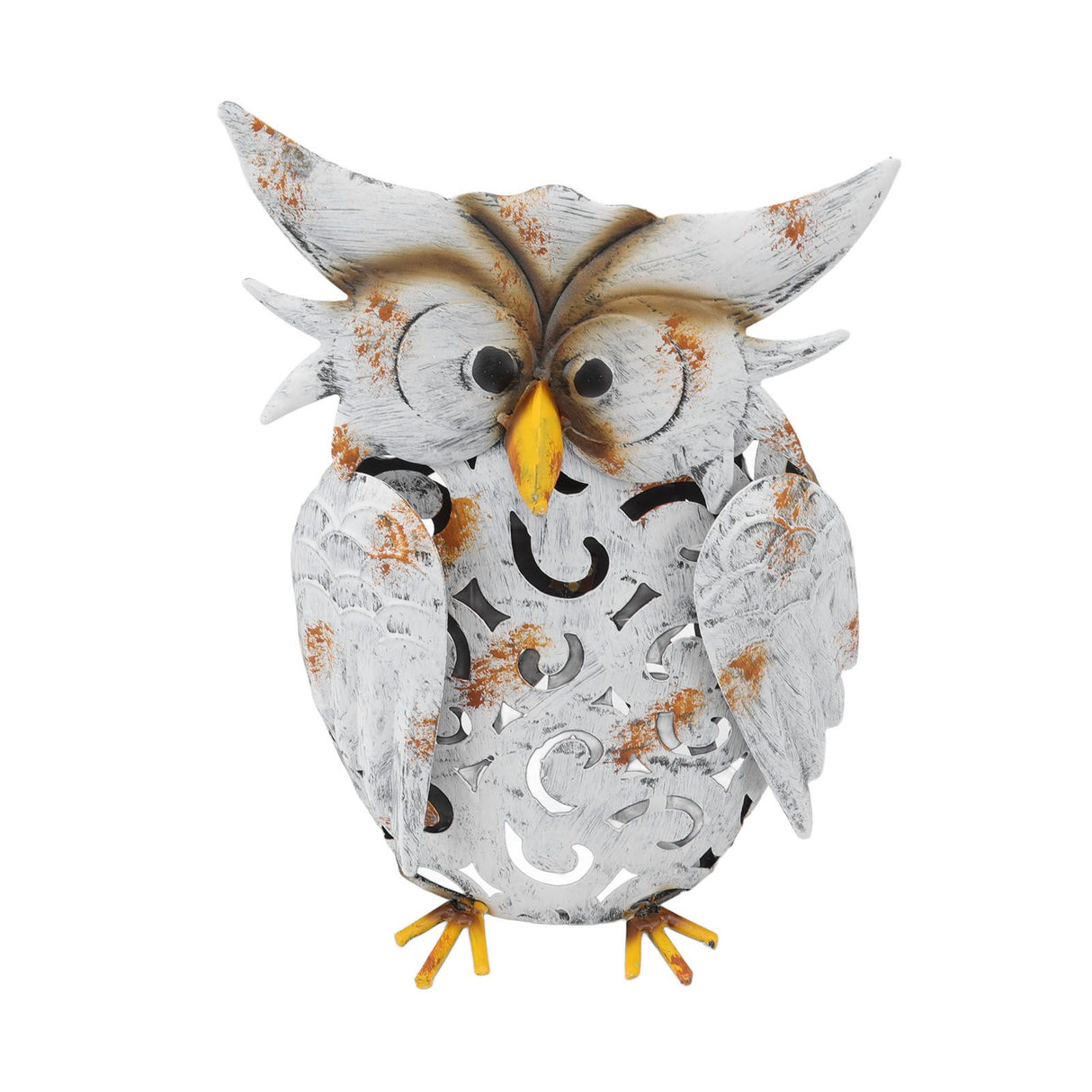 Solar Light Owl Shape Vivid Lifelike IP55 Waterproof Iron Solar Decorative Light for Garden Lawns Patios