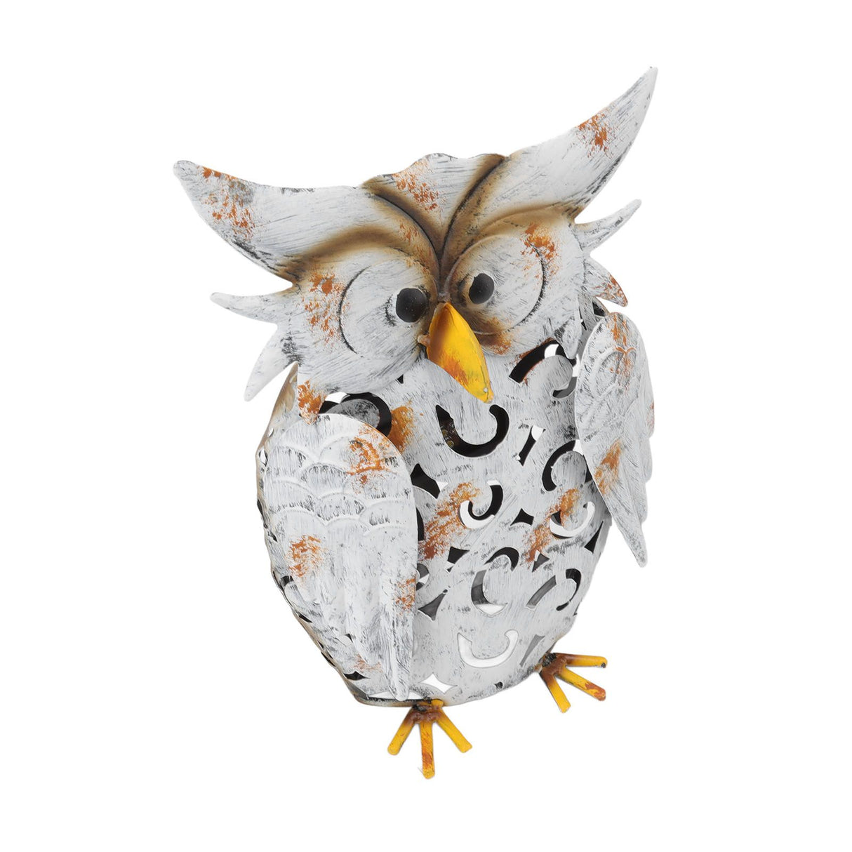Solar Light Owl Shape Vivid Lifelike IP55 Waterproof Iron Solar Decorative Light for Garden Lawns Patios