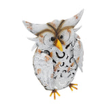 Solar Light Owl Shape Vivid Lifelike IP55 Waterproof Iron Solar Decorative Light for Garden Lawns Patios - Top-Down View