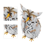 Solar Light Owl Shape Vivid Lifelike IP55 Waterproof Iron Solar Decorative Light for Garden Lawns Patios
