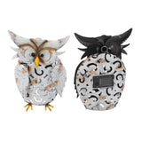 Solar Light Owl Shape Vivid Lifelike IP55 Waterproof Iron Solar Decorative Light for Garden Lawns Patios