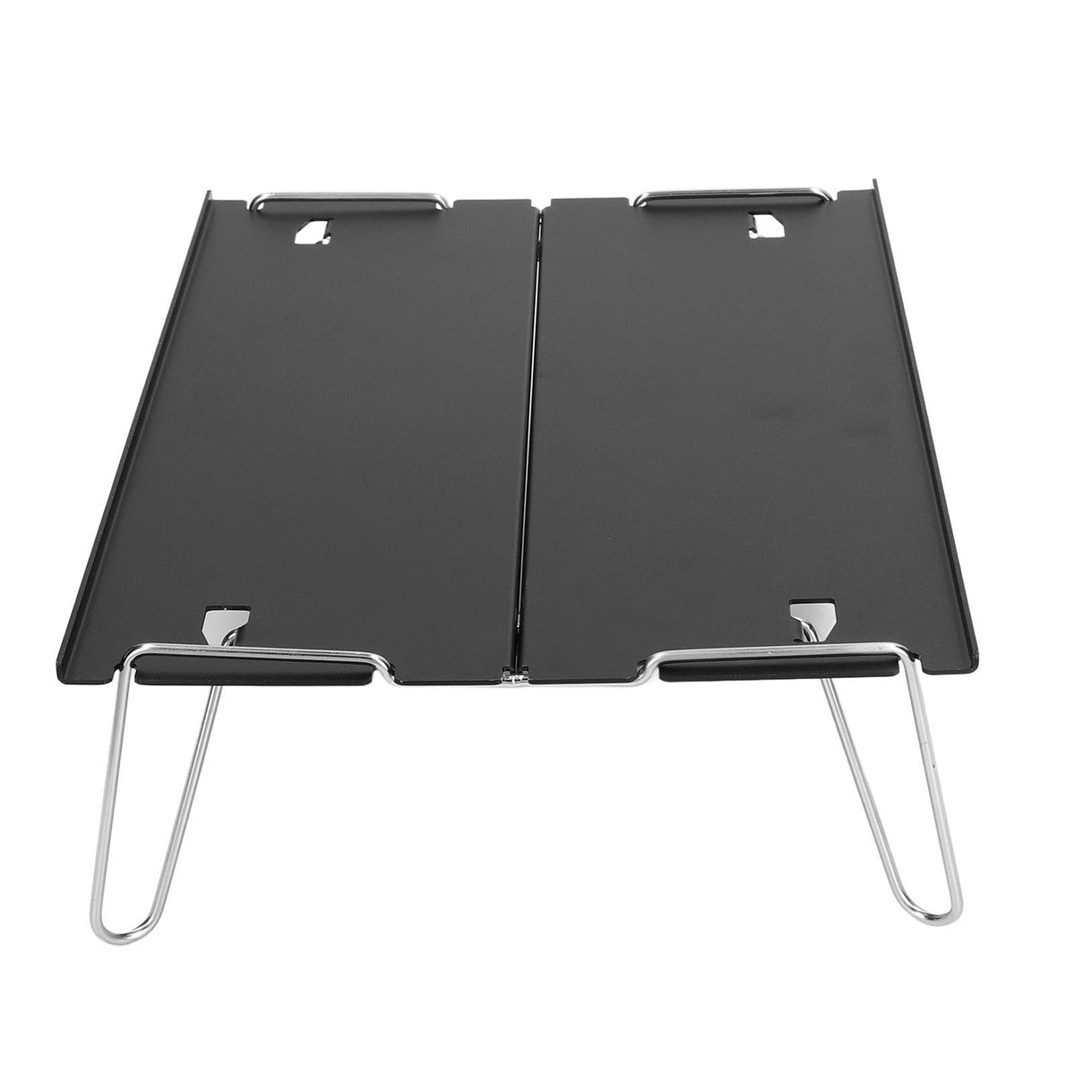 Folding Camping Table Outdoor Portable Aluminum Alloy Ultra Light Mini Folding Table Multifunction Camping Table Black