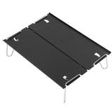 Folding Camping Table Outdoor Portable Aluminum Alloy Ultra Light Mini Folding Table Multifunction Camping Table Black - Extra Image