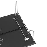 Folding Camping Table Outdoor Portable Aluminum Alloy Ultra Light Mini Folding Table Multifunction Camping Table Black - Extra Image