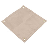 Fireproof Mat Fiberglass High Temperature Resistant Fire Pit Mat Outdoor Accessories for Barbecue Camping Picnic Mini 30x30cm/11.81x11.81in - Top-Down View