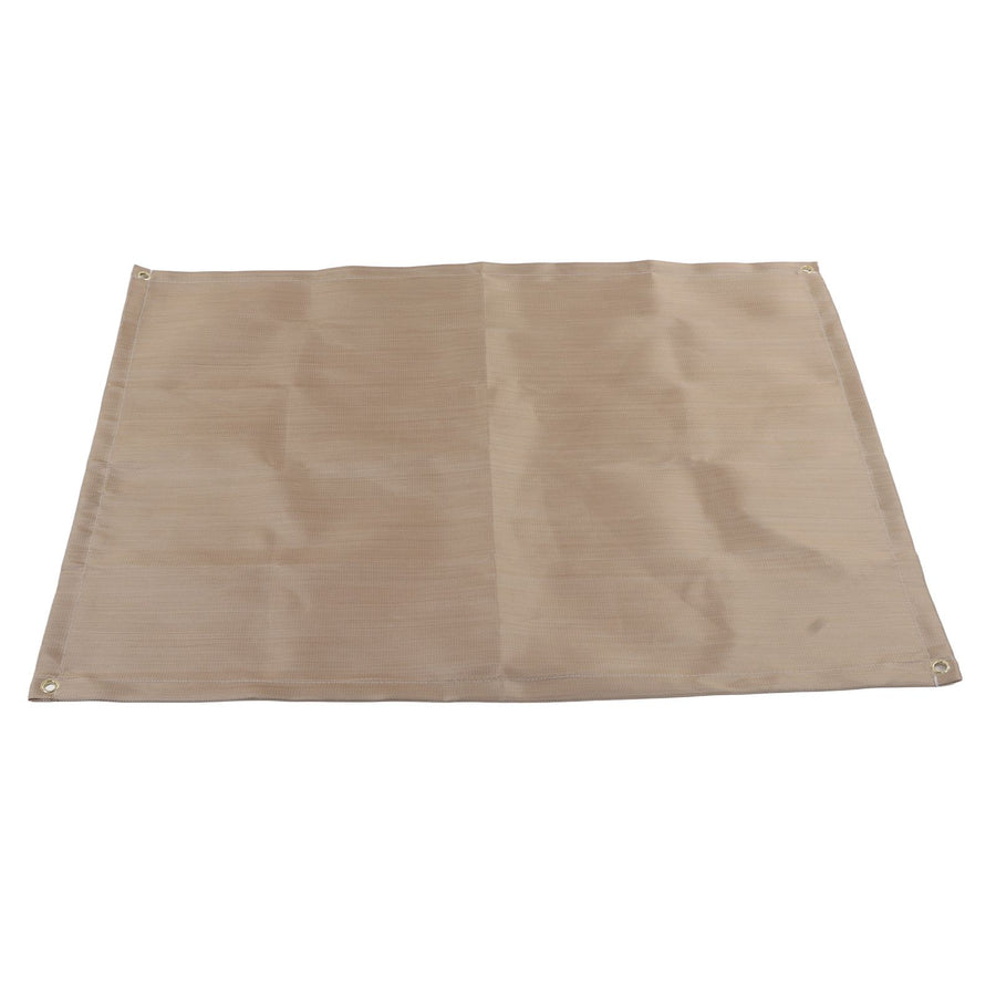 Fireproof Mat Fiberglass High Temperature Resistant Fire Pit Mat Outdoor Accessories for Barbecue Camping Picnic Small 46x44cm/18.11x17.32in
